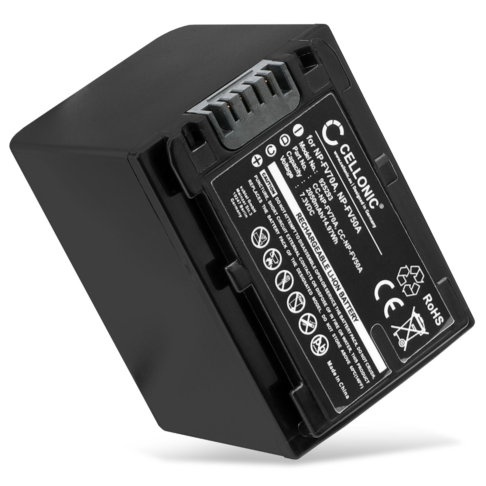 Sony HDR-CX180 Battery 2050mAh from subtel