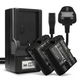 2x Battery (2000mAh, 7.4V) + Charger