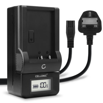 LI-70B Battery Charger for Olympus D-700 705 710 715 FE-4020 4040 5040 VG-110 120 130 140 150 160 X-940 Camera Batteries from CELLONIC