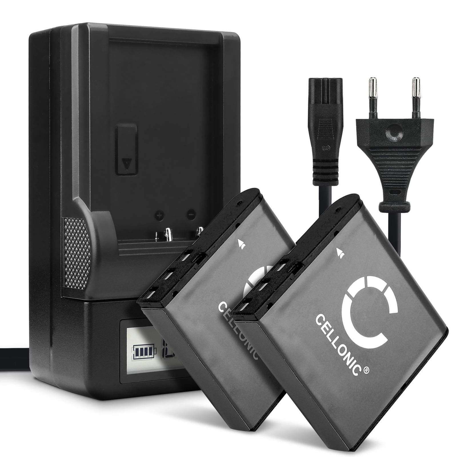 2x Kodak PIXPRO AZ425 Battery 950mAh + Charger from Cellonic