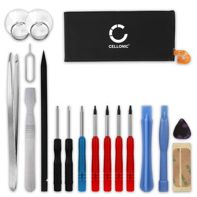 CELLONIC Phone Battery Replacement for Samsung Galaxy J3 (2017) + 17-Tool Phone Repair Kit - EB-BJ330ABE 2400mAh