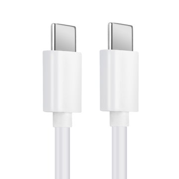 USB C Type C Phone Charger Cable for OnePlus 9, 9 Pro, 8, 8 Pro, 8T, 7, 7 Pro, 7T, 7T Pro, 6 1m Fast Charging 3A (PD 60W) Smartphone Data Cable PVC White