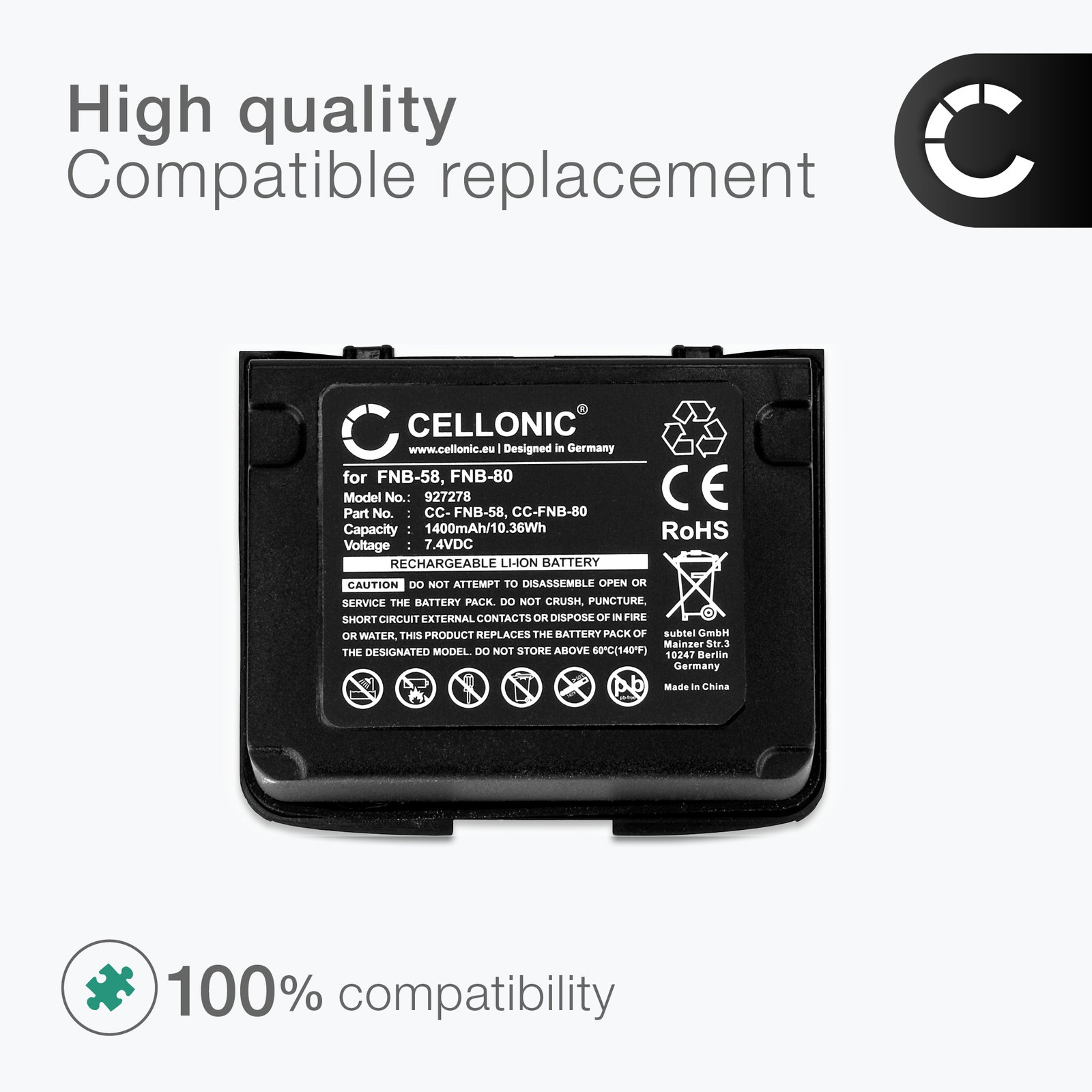 Yaesu VX-6, VX-7R, VX-6E, VX-6R, VX-5, VX-5R Battery Replacement