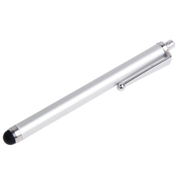 Touchscreen Stylus Pen for iPad, iPhone, Samsung, Kindle – Precision Capacitive Stylus Touchpen for Tablets, Smartphones & Laptops – Silver