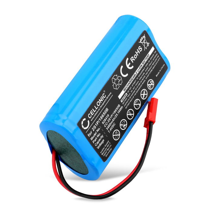 Battery for Arizer Solo 1 / Solo 2 2S1P/18650B (3400mAh, 7.4V) from CELLONIC