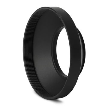Ø 46mm Camera Lens Hood for Universal Ø 46mm - Metal Screw-in Cylindrical / Round Lens Shade from CELLONIC