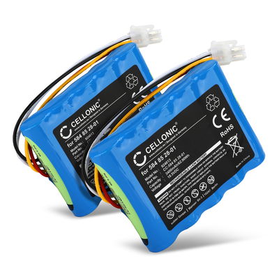 2x Battery for Gardena Sileno R100Li, R100LiC, Life, Husqvarna Automower 315, 315X, (Husqvarna 589586201) 18.5V  Li Ion 3400mAh from CELLONIC