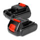 2x Battery (2500mAh, 14.4V)