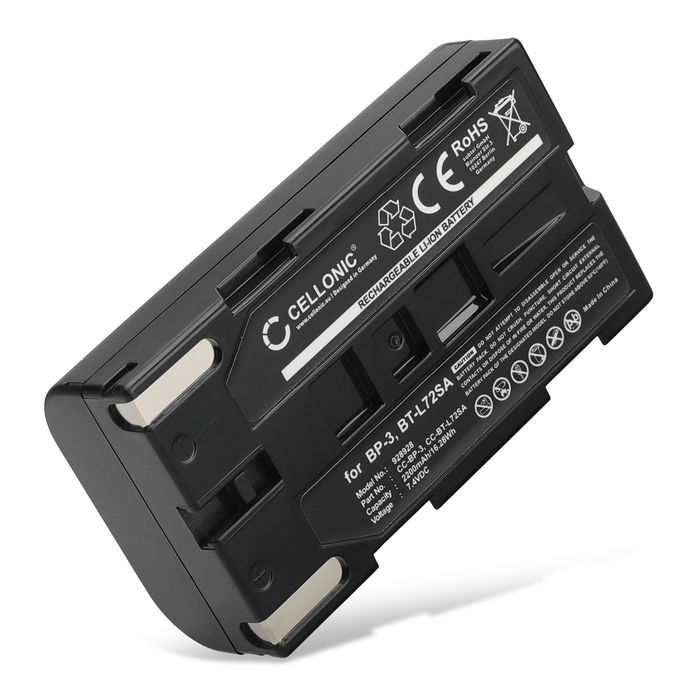 Battery for Stonex S9 GNSS, S3, S8 Plus GNSS BP-3, BT-L72SA, BT-L74SA, BT-S9374 (2200mAh, 7.4V) from CELLONIC