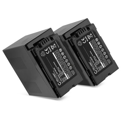 2x CELLONIC® Camera Battery for Panasonic HCX1000, HC X1, HC MDH3, AC 8, AC8EJ Replacement VW-VBD29 VW-VBD58 Battery 7800mAh Backup 