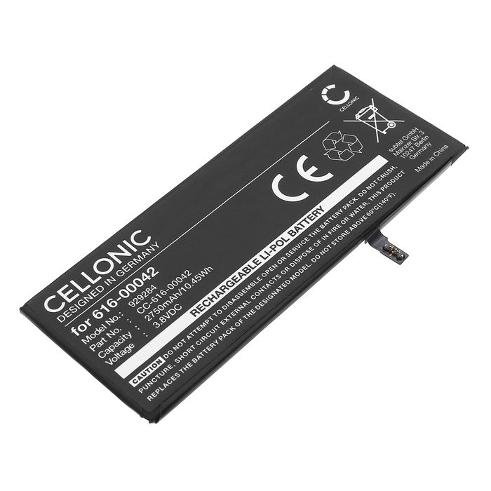 616-00042 Battery for Apple iPhone 6S Plus Smartphone / Phone Battery Replacement - 2750mAh