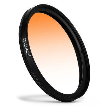 Graduated color filter Orange for Olympus M.Zuiko Ø 62mm Gradient Filter