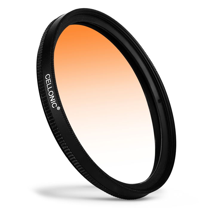 Graduated color filter Orange for Tokina Firin 20mm F2 FE AF / Firin 20mm F2 FE MF Ø 62mm Gradient Filter