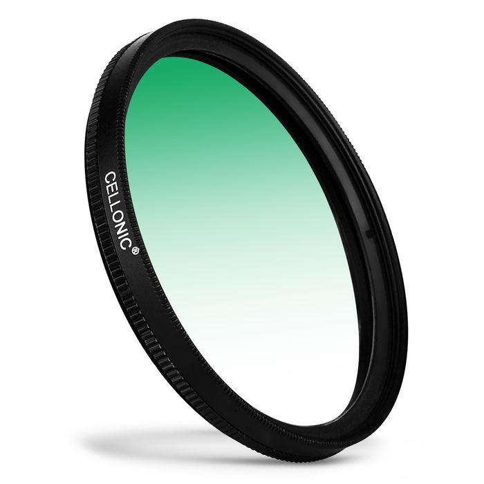 Graduated color filter Green for Voigtlaender VM 40mm F 2,8 Heliar Ø 37mm Gradient Filter