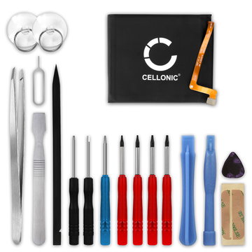 CELLONIC Phone Battery Replacement for Nokia 9 PureView + 17-Tool Phone Repair Kit - HE354 3250mAh