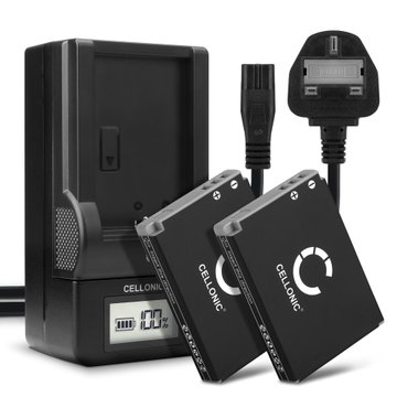 2x NB-5L Camera Battery + Charger Set for Canon Powershot S110 S100 SX230 HS SX220 HS SX210 IS SX200 IS SD790 IS SD880 IS SD870 1120mAh Replacement Battery LCD Smart Charger