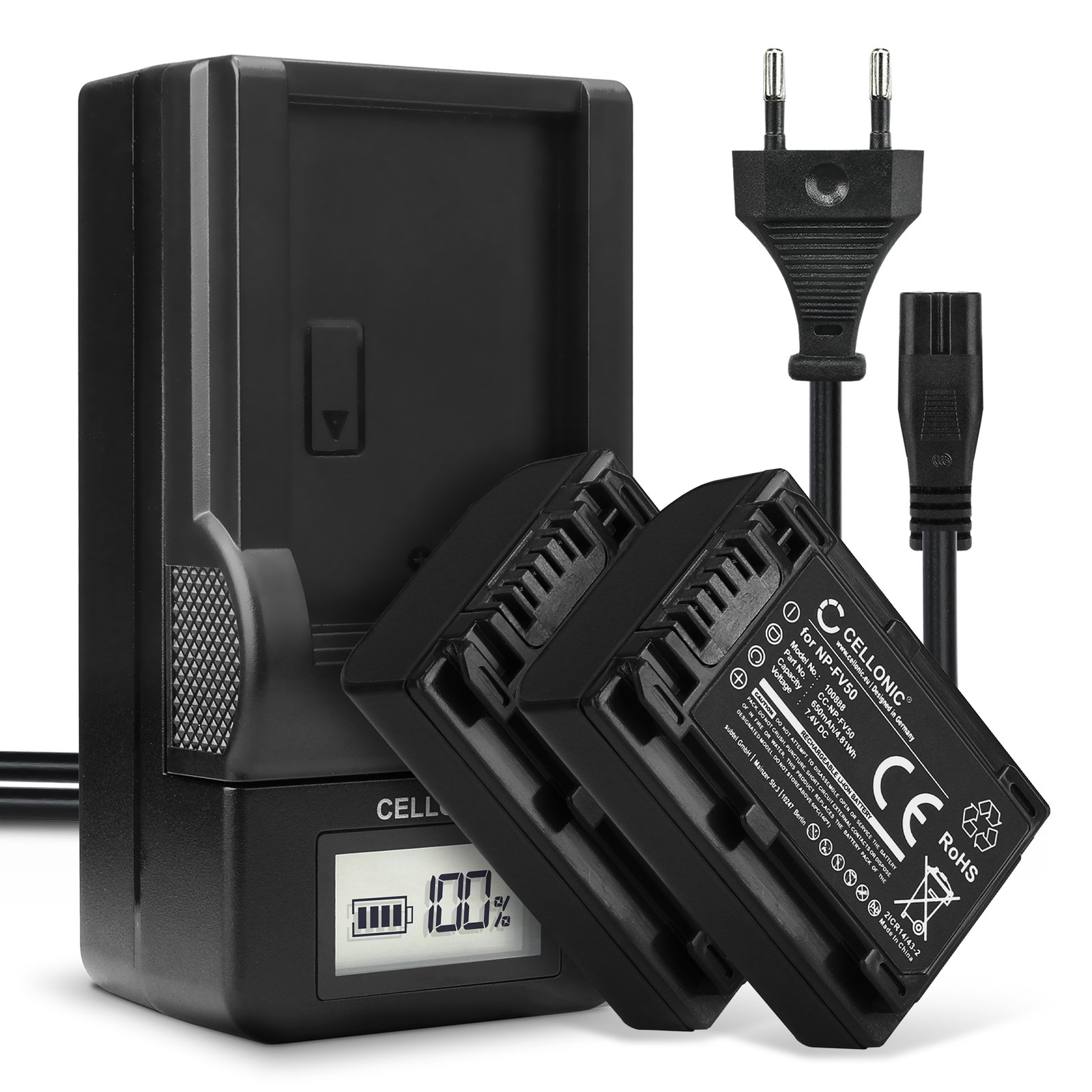 2x NP-FV70A NP-FV50A NP-FV30 NP-FV90 NP-FV100A Battery + Charger