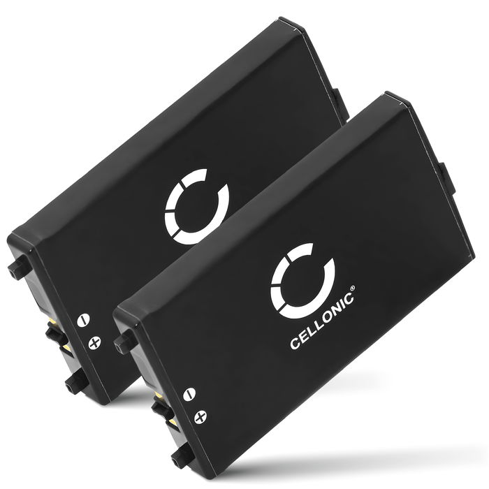 2x Battery for Nintendo DS NTR-003 (800mAh, 3.7V) by subtel