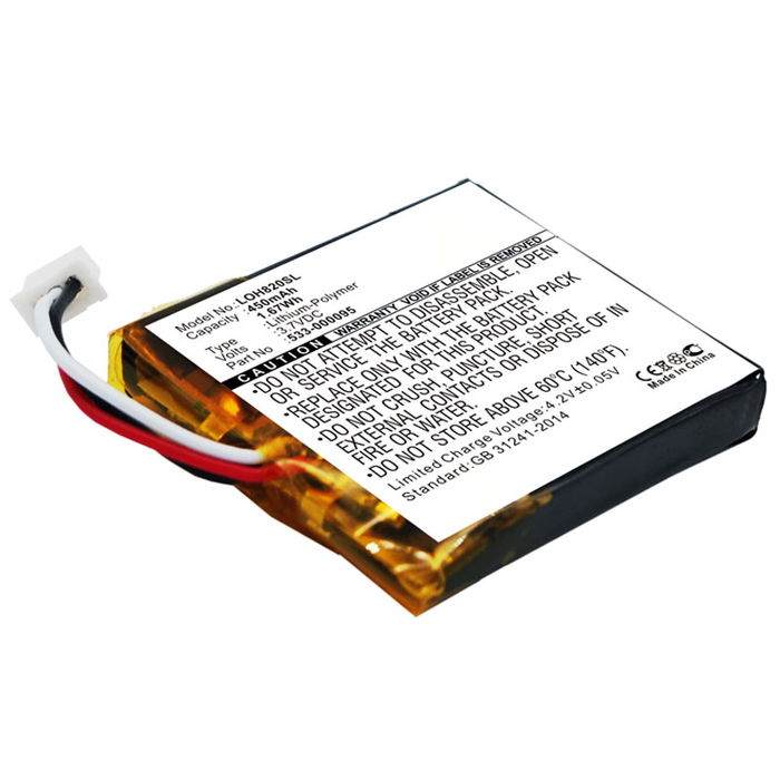 Battery for Logitech H820e 533-000095 (450mAh, 3.7V) from CELLONIC