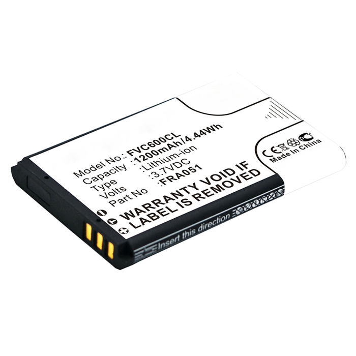 Battery for AVM Fritz!Fon C6 DECT FRA051, 312BAT026 (1200mAh, 3.7V) from CELLONIC