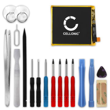 CELLONIC Phone Battery Replacement for Blackview BV8000 + 17-Tool Phone Repair Kit - V636468P 4100mAh