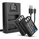 2x Battery (1000mAh, 7.4V) + Dual Charger