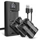 2x Battery (1600mAh, 7.4V) + Dual Charger