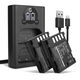 2x Battery (2000mAh, 7.4V) + Dual Charger