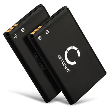 2x Battery for Doro Primo 215, Doro Primo 405, Doro 330GSM, Doro HandleEasy 330 (BL-5C) 1020mAh from CELLONIC