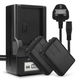 2x Battery (850mAh, 3.7V) + Charger