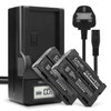 2x Battery 2000mAh+ Charger