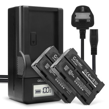 2x GR-B202 VW-VBD070 VBD1 VM-BPL13 BPL27 Camera Battery + Charger Set for Panasonic NV-DX1 NV-GS280 GS250 VM-H775 RCA Pro-V730 2000mAh Replacement Battery VW-B202 VW-VBD1 VW-VBD2 LCD Smart Charger