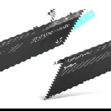 Battery for Dell XPS 13 9350, XPS 13 9343, XPS 13D-9343, 90V7W, JD25G, JHXPY, 0N7T6 7.4V 6100mAh from CELLONIC