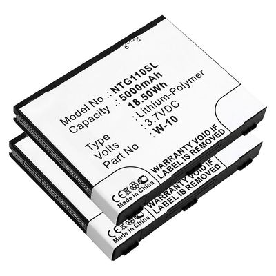 2x Battery for Netgear NightHawk M1, MR1100 Telstra MR1100, M1 W-10 (5000mAh, 3.7V) from CELLONIC