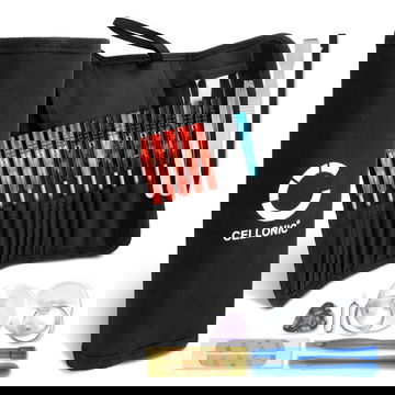 23-Pc Tool Kit for Electronics – Mini Pentalobe & TORX Precision Screwdriver Set, Opening Pry Tools for iPhone / MacBook Repair Laptop Tablet Mobile Phone Repair Computer Toolkit