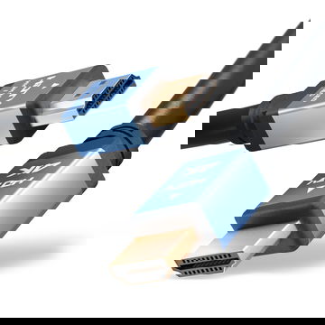 Standard HDMI Type A Cable for hd-line Echosat 20900 M / Strom 505 A TV, DVD, Blu-Ray, Camera, Monitor - 3m Standard HDMI Type A to HDMI Standard (Type A) Lead