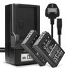 2x Battery 2000mAh+ Charger