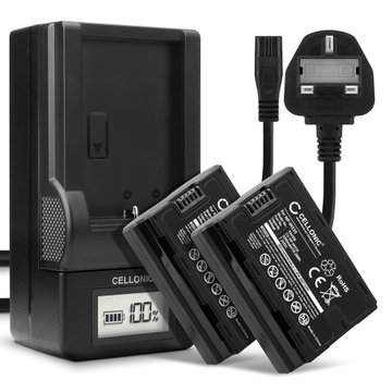2x NP-W235 Battery for FujiFilm X-T4 / GFX 50S II / GFX100S / X-H2S 2250mAh Camera Battery Replacement NP W235 + Charger
