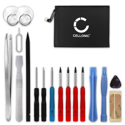 CELLONIC Phone Battery Replacement for Huawei Y7 (2017) / Y7 (2019) / Y9 (2019) / Y9 Prime (2019) + 17-Tool Phone Repair Kit - HB466483EEW 3900mAh
