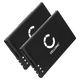 2x Battery (1000mAh, 3.7V)