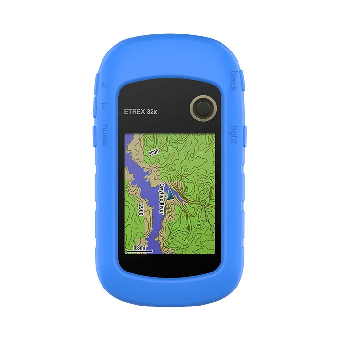 subtel Silicone Case for Garmin eTrex 10 eTrex 20 eTrex 20x eTrex 22x eTrex 30 eTrex 30x eTrex 32x Cover - Protective Bumper Shell Skin Shockproof Rubber Housing for GPS SatNav Sat Nav Navi - Blue