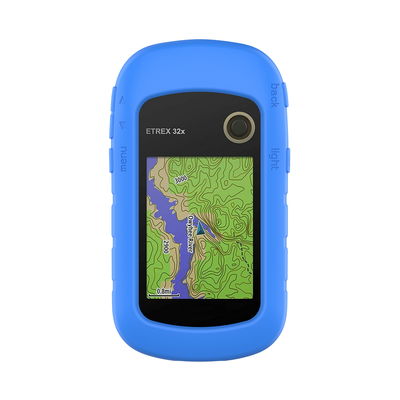 subtel Silicone Case for Garmin eTrex 10 eTrex 20 eTrex 20x eTrex 22x eTrex 30 eTrex 30x eTrex 32x Cover - Protective Bumper Shell Skin Shockproof Rubber Housing for GPS SatNav Sat Nav Navi - Blue