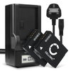 2x Battery 890mAh+ Charger