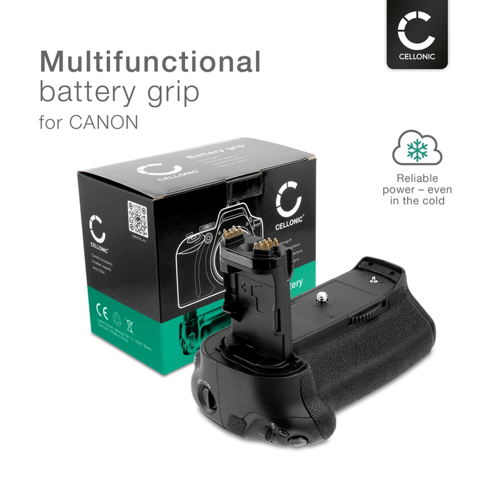 Impugnatura Batteria Ayex AX-7DII Per Canon EOS 7D Mark II – Come BG-E16, Doppia Batteria, Comodo Scatto Verticale, Ergonomica