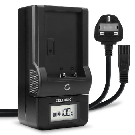 Mains Charger for Leica V-LUX 20, 30, 40 – 4.2-8.4V, 0.6A, 1m from CELLONIC