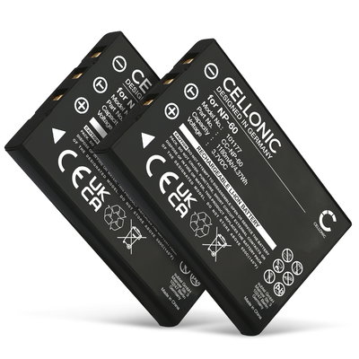 2x Battery for JAY-tech JayCam CX330 Jay Media JayCam DXC11 i430 i6628 1180mAh from CELLONIC