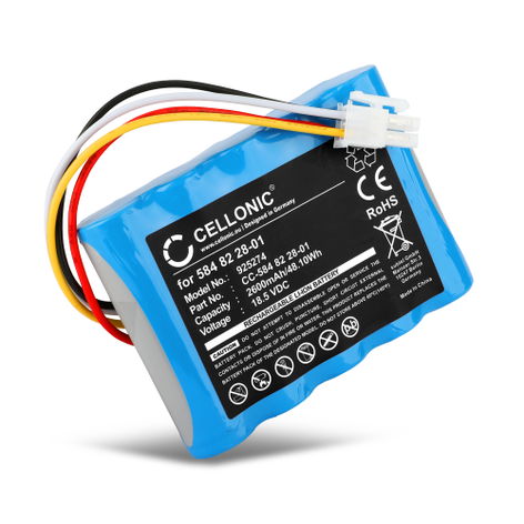 Battery for Gardena Sileno, Husqvarna Sileno & Life, Automower 315, 315X, Gardena Sileno - R100Li, R100Lic, Husqvarna R100Li, R100Lic, (589586201) 18.5V Li Ion 2600mAh from CELLONIC