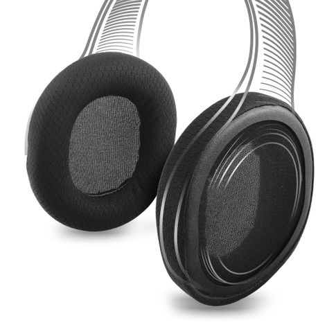 2x Replacement Ear Pads for HyperX Cloud 2; SteelSeries Arctis 7, Pro, 5, 7X – Black Headphone Cushions from subtel