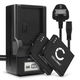 2x Battery (850mAh, 3.7V) + Charger