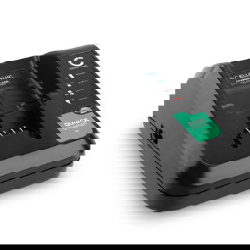 CELLONIC Black and Decker 18V Charger for Li-Ion Lithium Ion Batteries - 2.5A BDCAC202B Replacement Power Tool Battery Charger, Cable and UK Plug Adapter